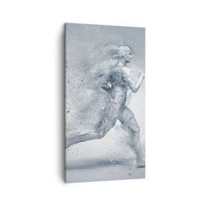 Lærredstryk - Billede på lærred - Krystalklar energi - 45x80 cm