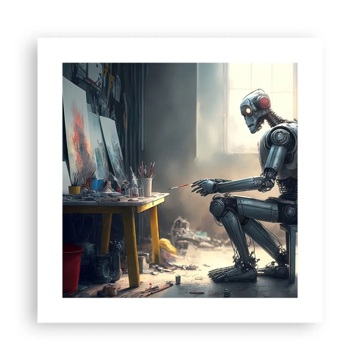 Plakat - Den skabende handling - 40x40 cm