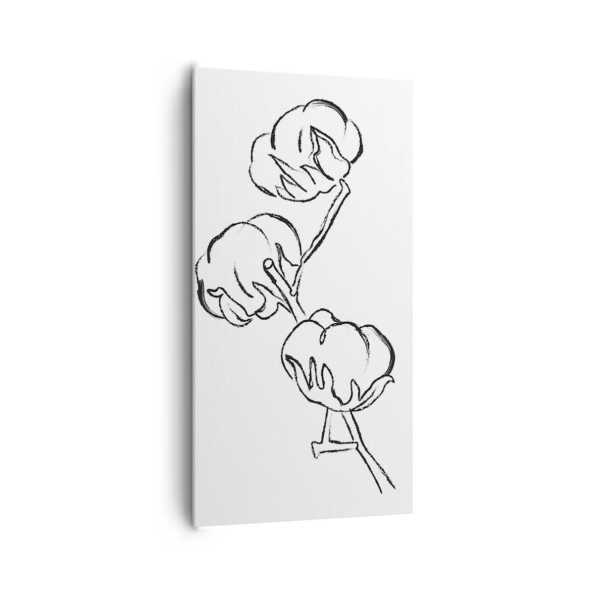 Lærredstryk - Billede på lærred - Bomuld ned - 65x120 cm