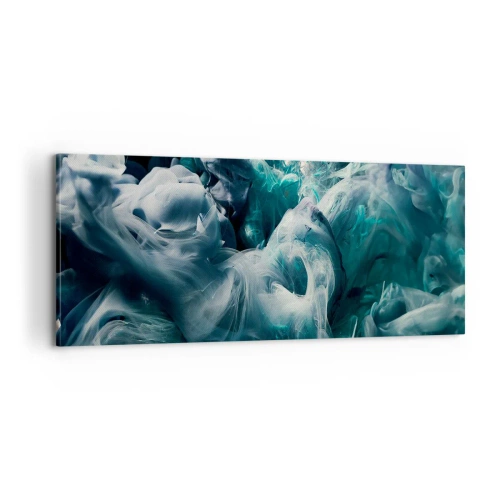 Lærredstryk - Billede på lærred - Farvebevægelse - 100x40 cm