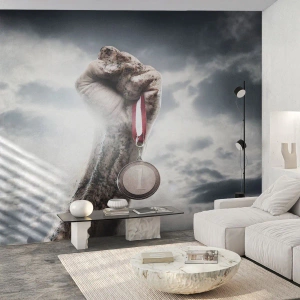 Fototapet Standard Eco - Per aspera ad astra - Sport, Idrætsmedalje, 3D - 150x105 cm