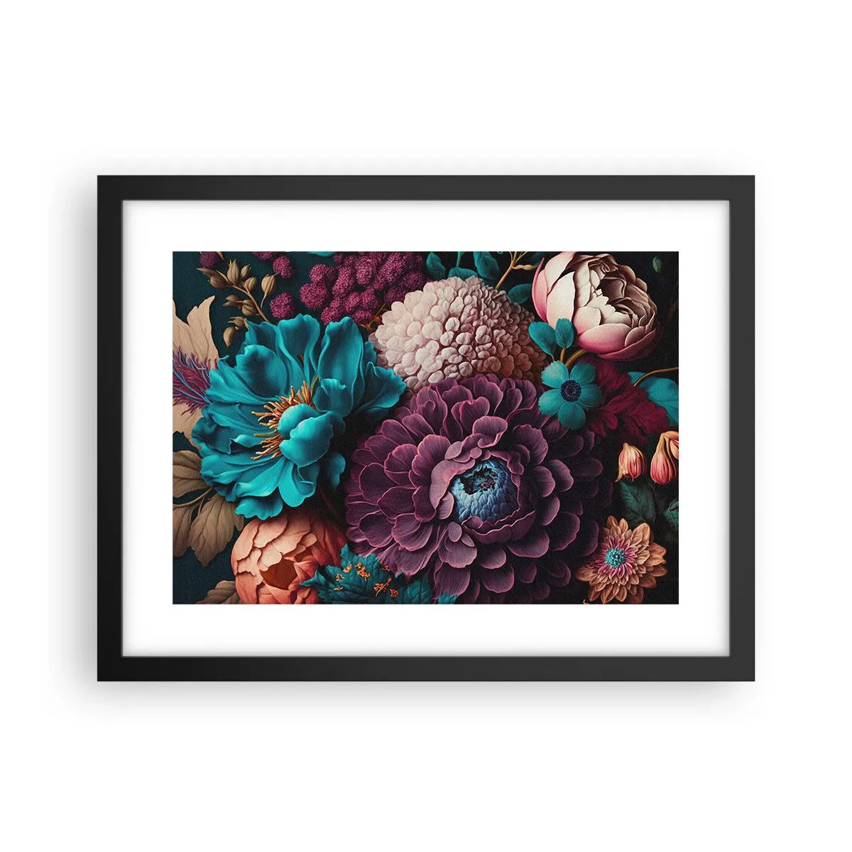 Plakat i sort ramme - Natur i overflod - 40x30 cm