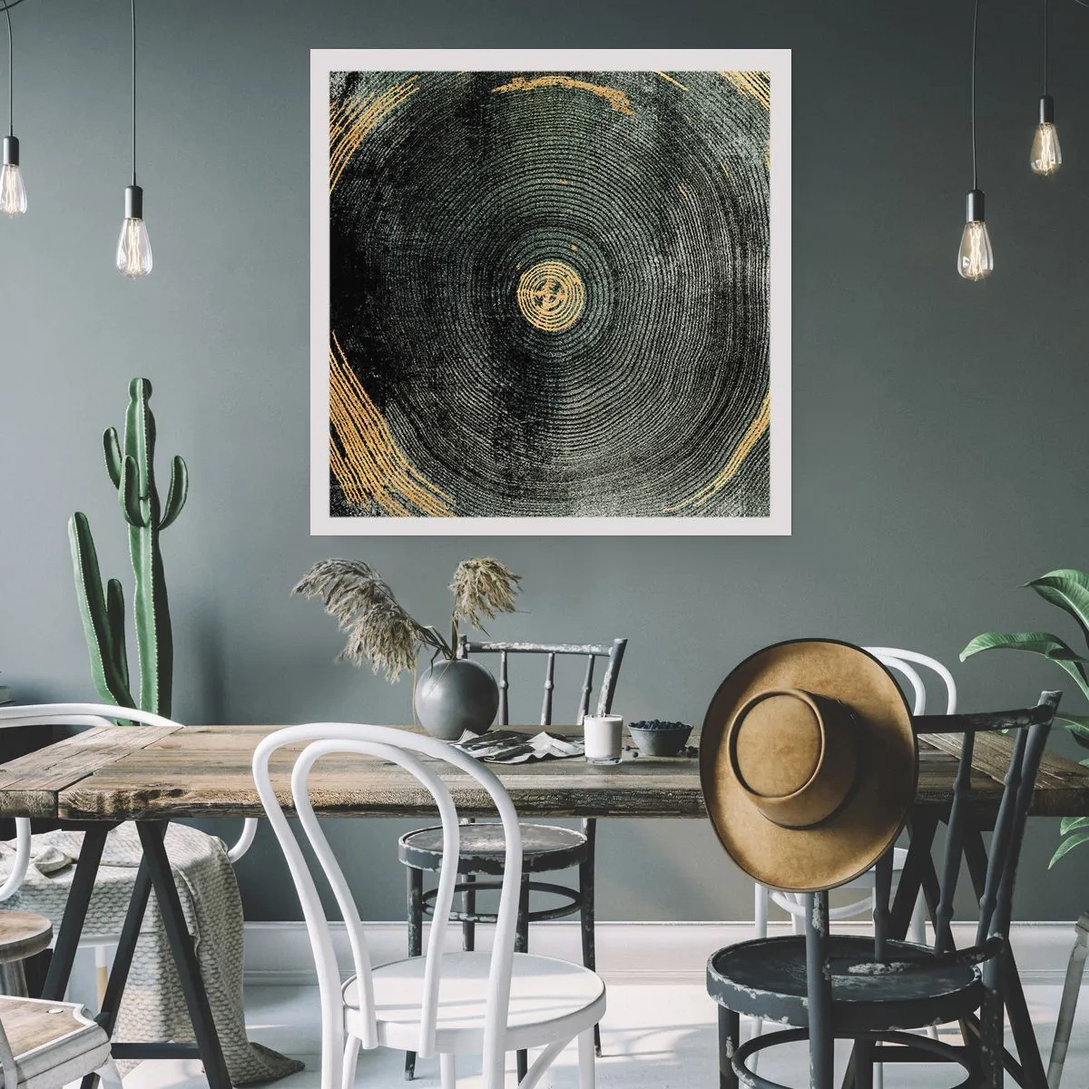 Plakat - Forandring og varighed - 30x30 cm