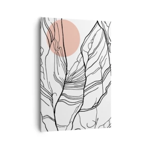 Lærredstryk - Billede på lærred - I et netværk af kviste - 70x100 cm