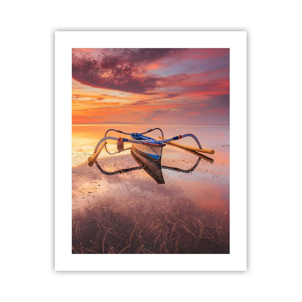 Plakat - Roen ved en tropisk aften - 40x50 cm