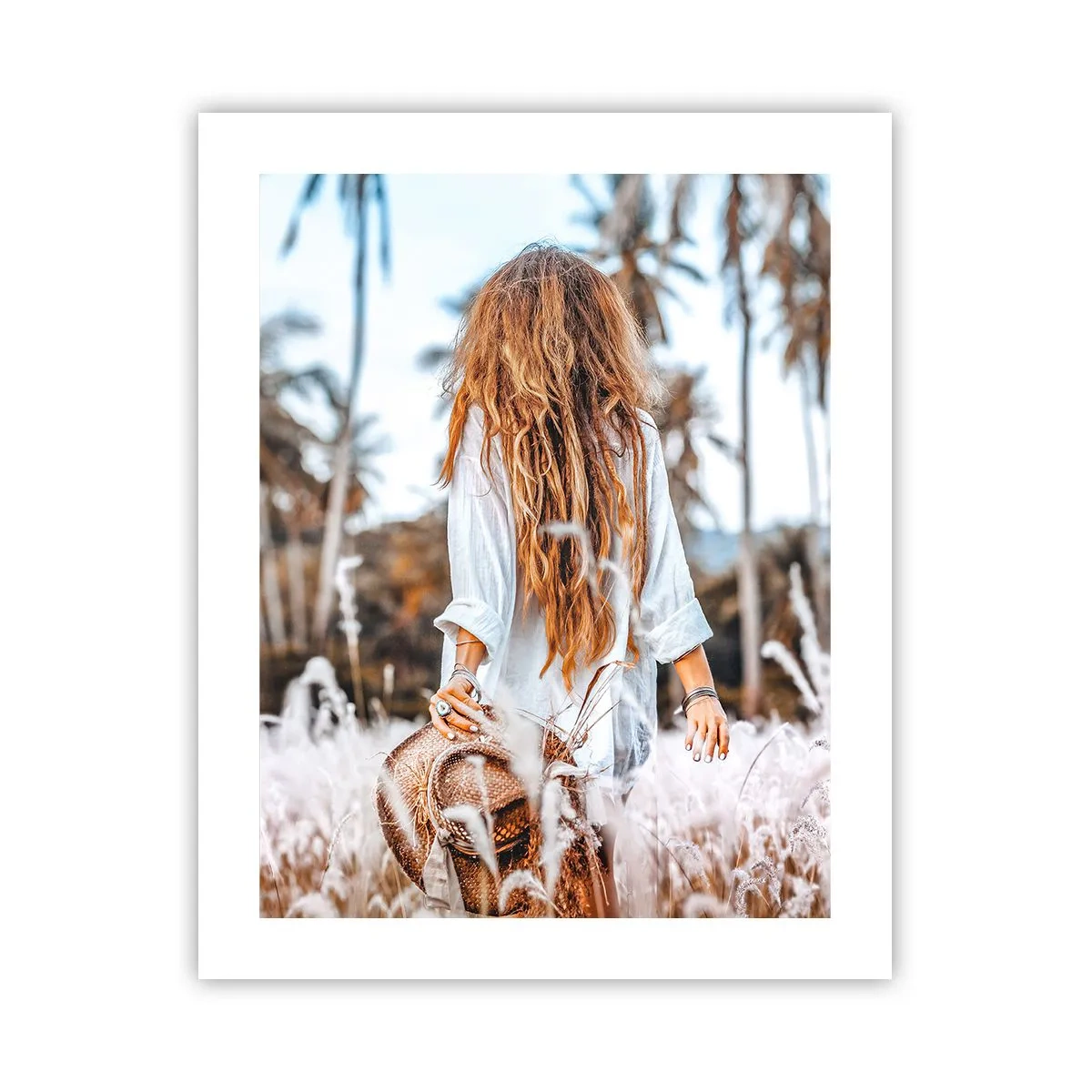 Plakat - Født af græsdun - 40x50 cm