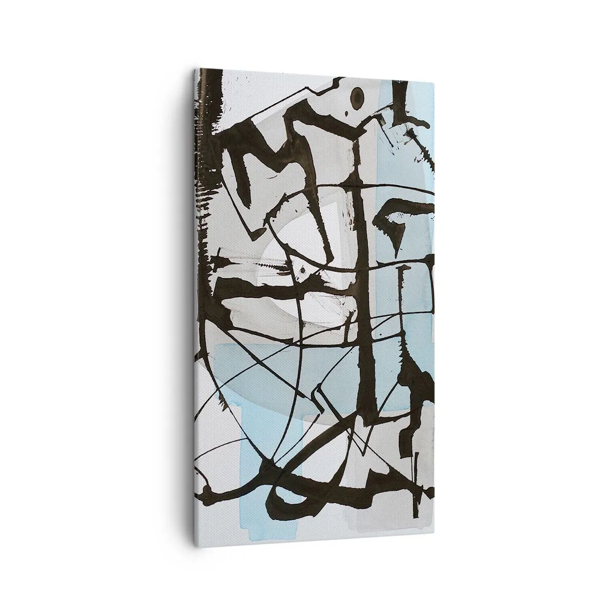 Lærredstryk - Billede på lærred - Ikke desto mindre blå - 45x80 cm