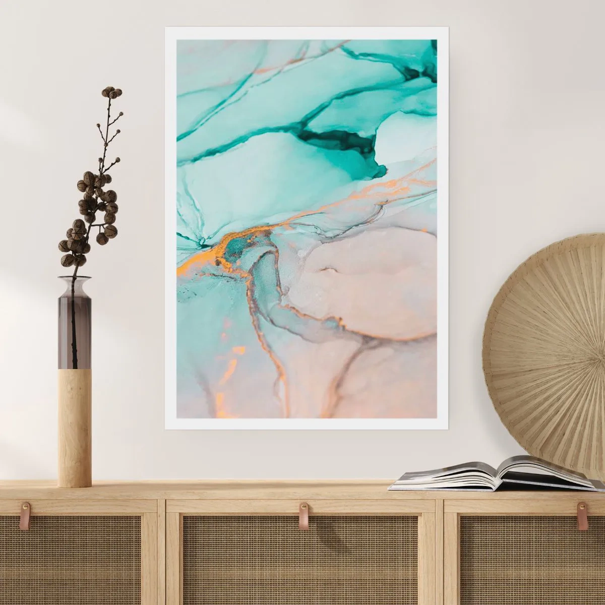 Plakat - Dans af former og farver - 30x40 cm