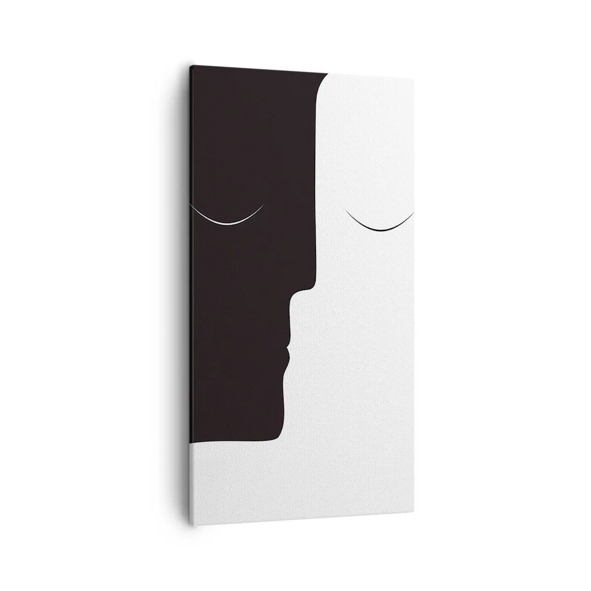 Lærredstryk - Billede på lærred - Modsætningernes enhed - 55x100 cm