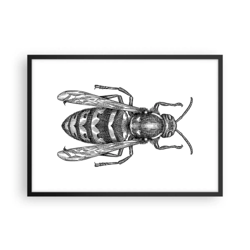 Plakat i sort ramme - Fra en insektplanet - 70x50 cm