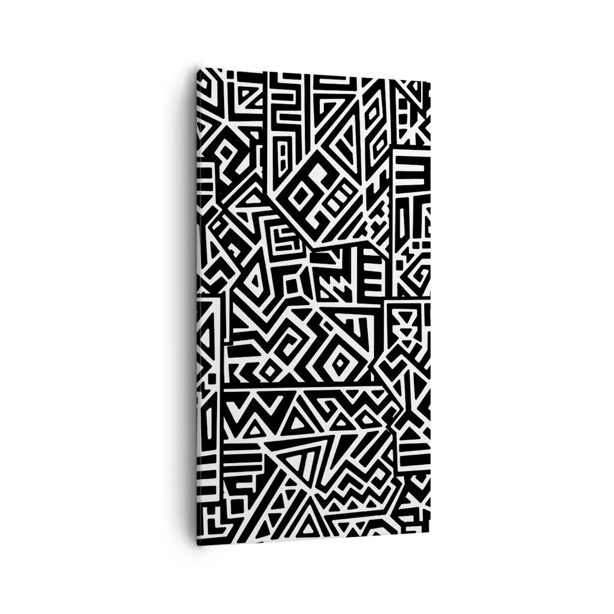 Lærredstryk - Billede på lærred - Præcolumbiansk sammensætning - 55x100 cm