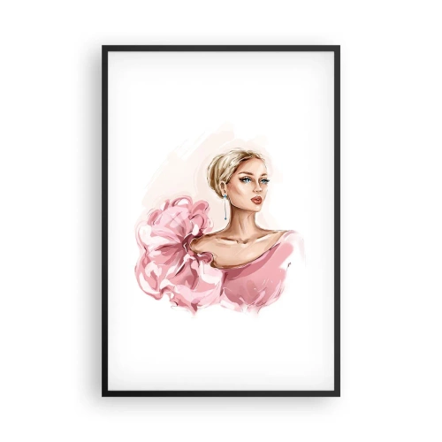 Plakat i sort ramme - Som malet... - 61x91 cm