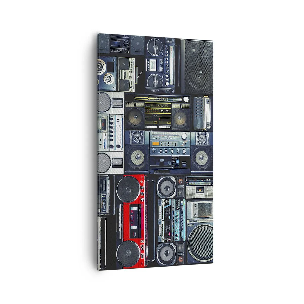 Lærredstryk - Billede på lærred - Nostalgi for 1980'erne. - 55x100 cm