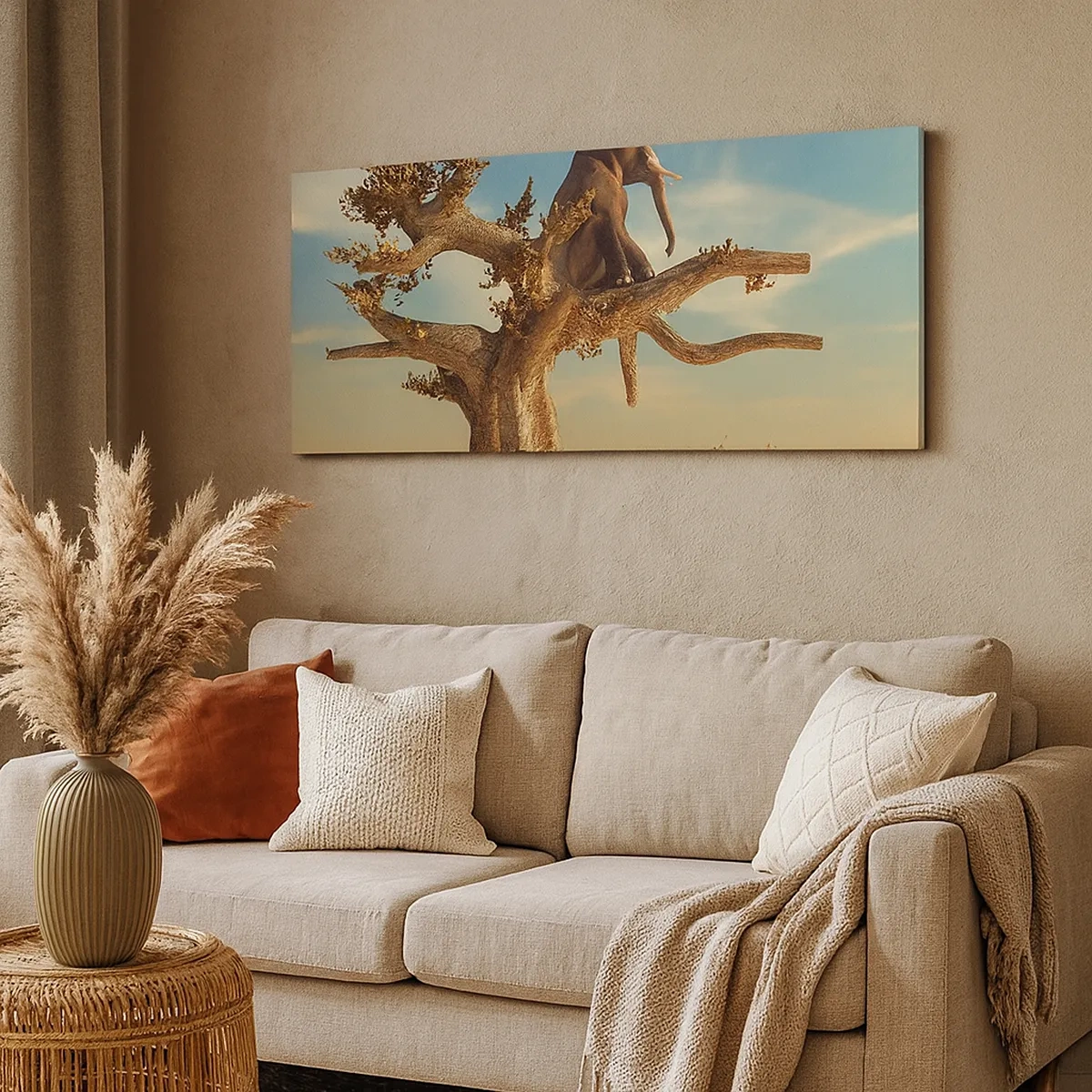 Lærredstryk - Billede på lærred - Et nyt synspunkt - 30x30 cm