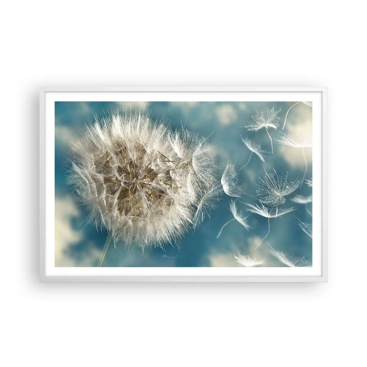 Plakat i hvid ramme - En engels åndedræt - 91x61 cm