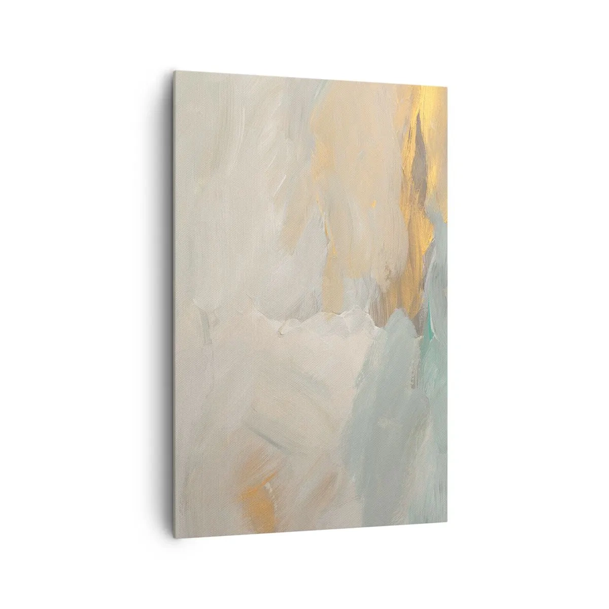 Lærredstryk - Billede på lærred - Abstraktion - blidhedens land - 80x120 cm