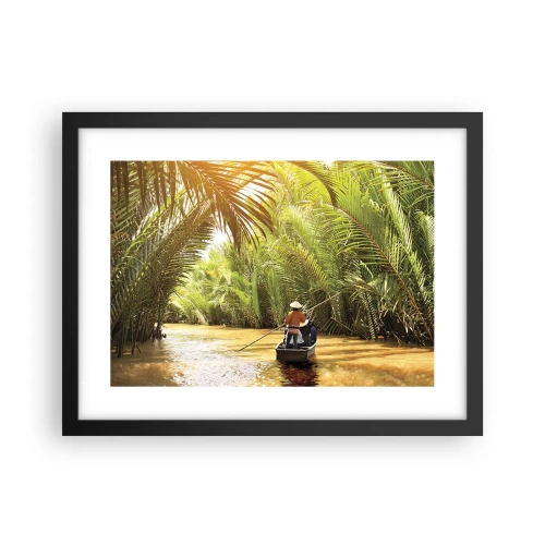 Plakat i sort ramme - Palmeslugten - 40x30 cm