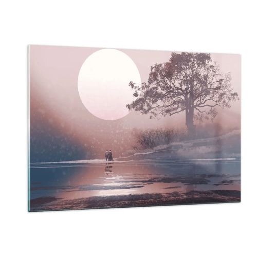 Billede på glas - Natlige mærkværdigheder - 120x80 cm