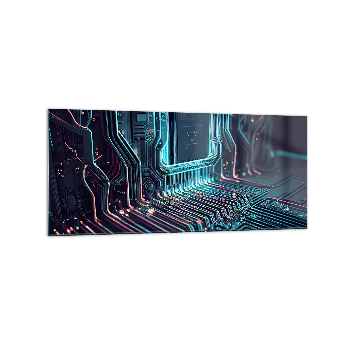 Billede på glas - Jeg tror... - 120x50 cm