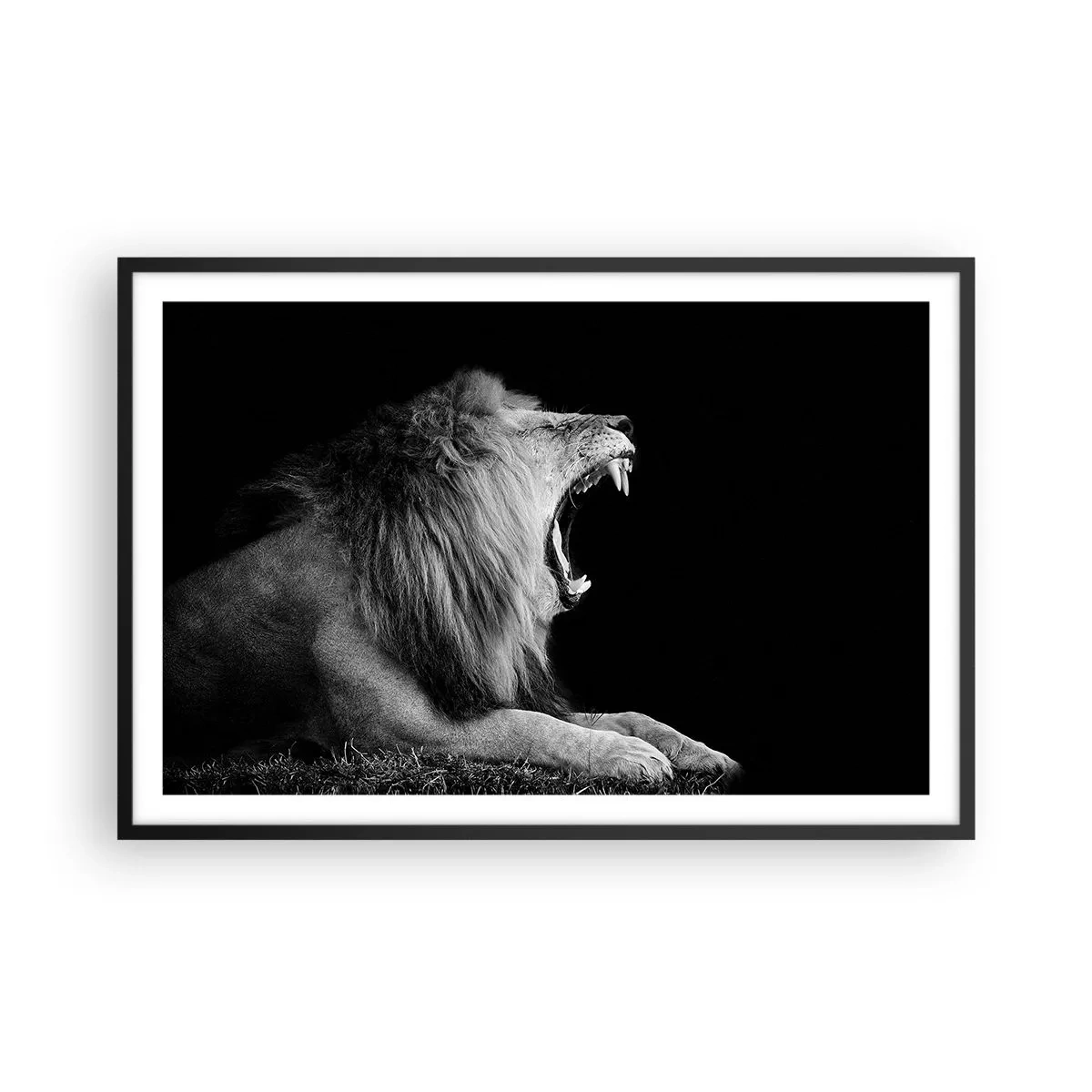 Plakat i sort ramme - Uden tvivl - 91x61 cm