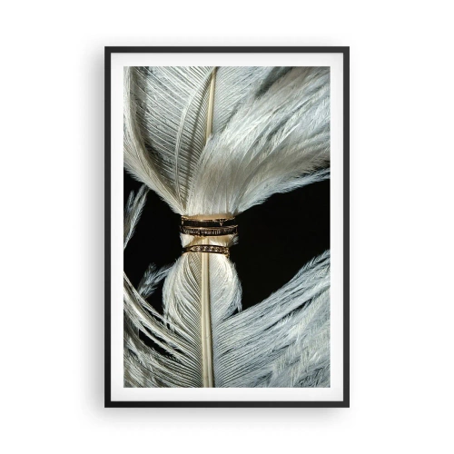 Plakat i sort ramme - ...og jeg vil ikke forlade dig... - 61x91 cm