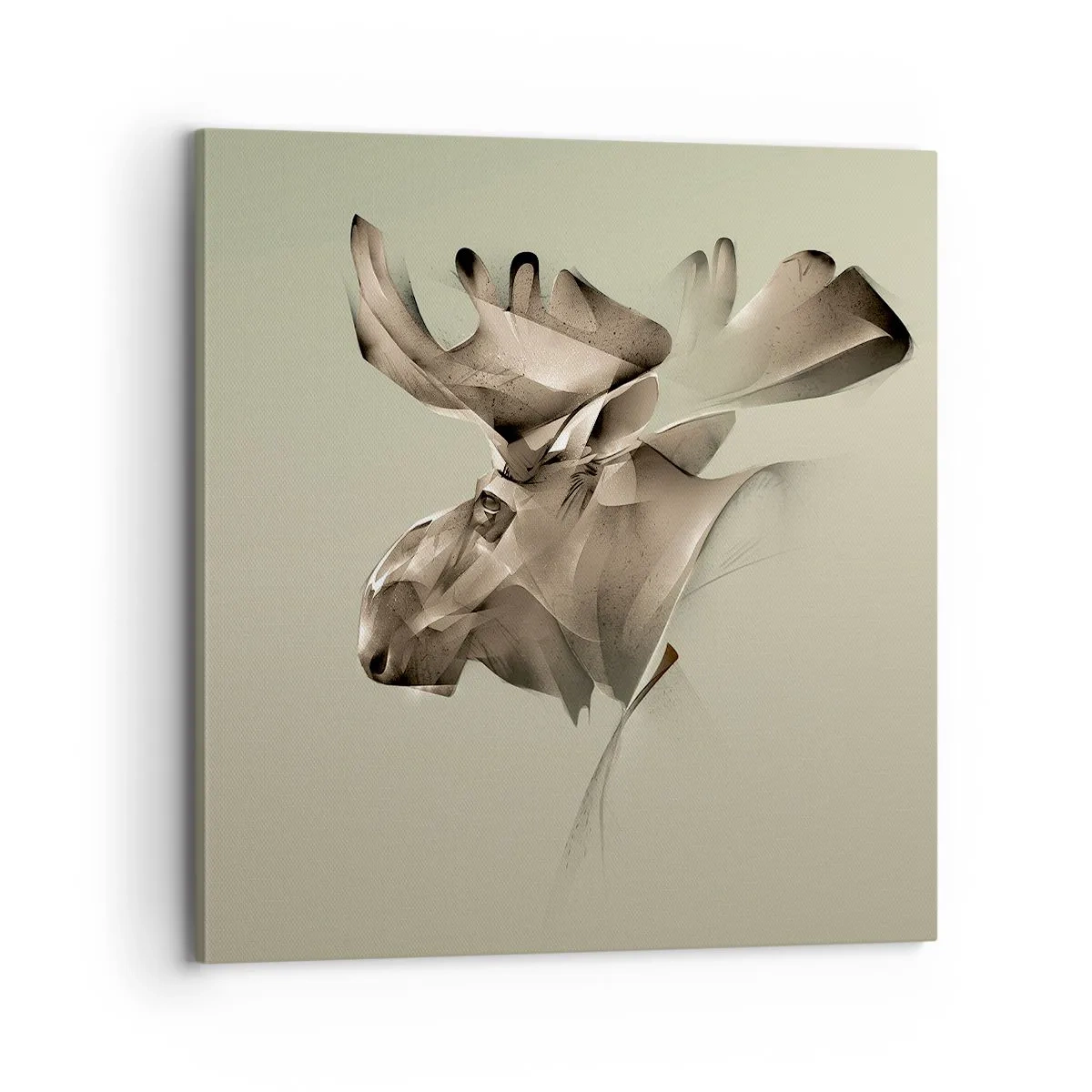 Lærredstryk - Billede på lærred - Den blide kraft af ro - 70x70 cm