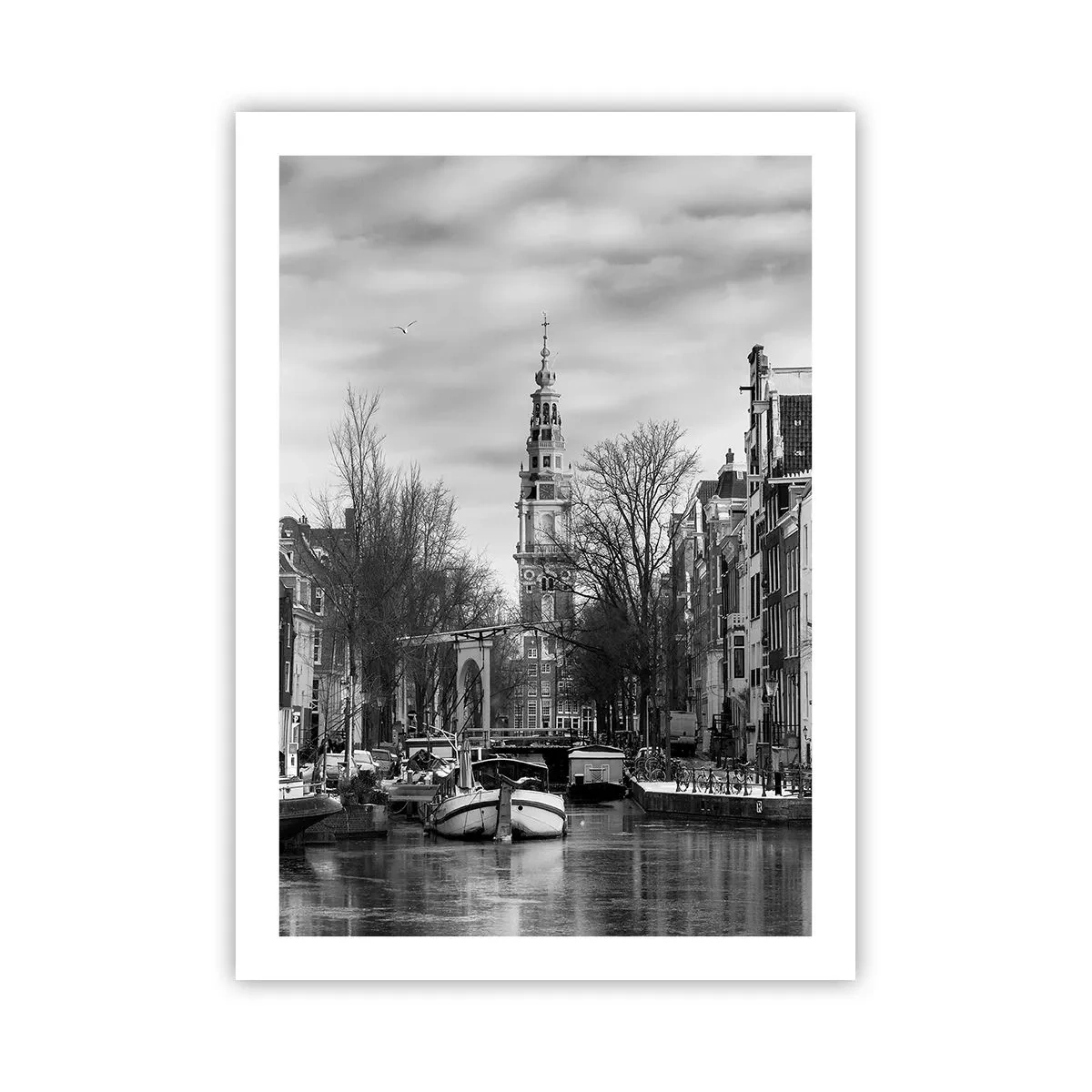 Plakat - Amsterdam stemning - 50x70 cm