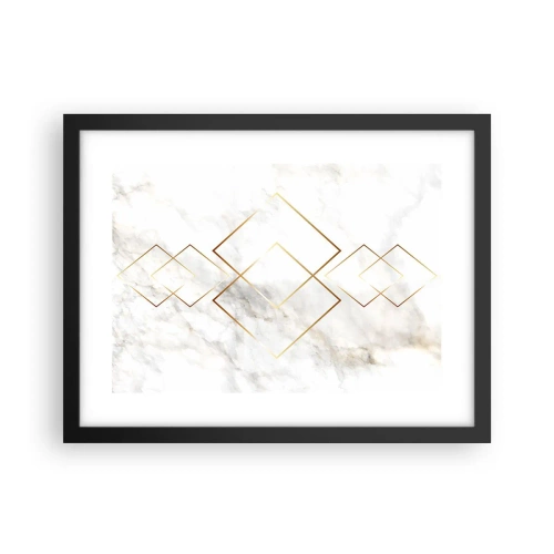 Plakat i sort ramme - Udsigt til det uendelige - 40x30 cm