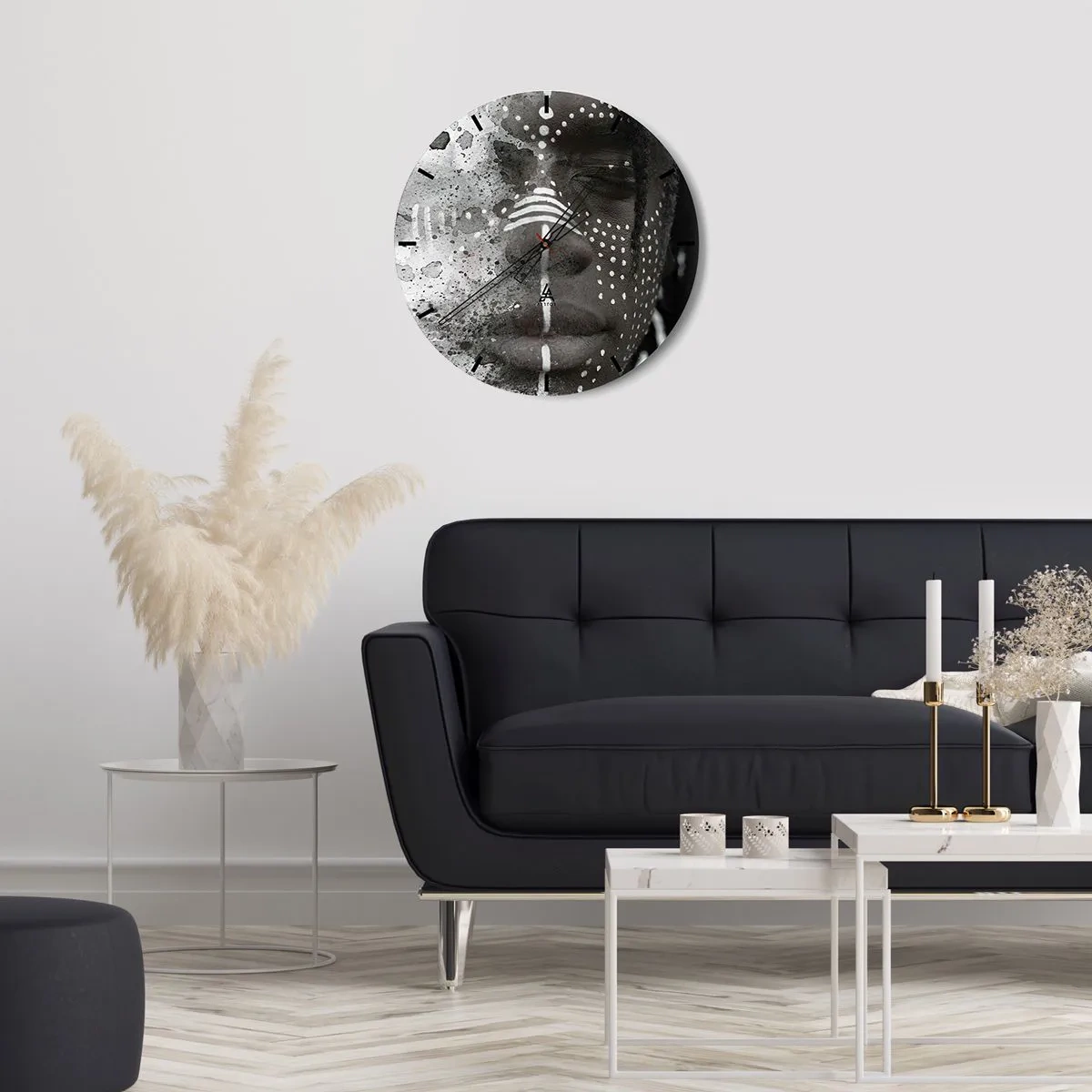 Vægur, Uret - Opdag den oprindelige ånd - 30x30 cm