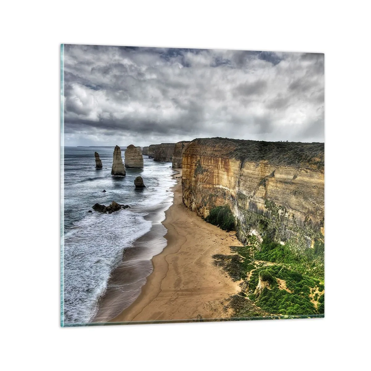 Billede på glas - Rå skønhed - 60x60 cm