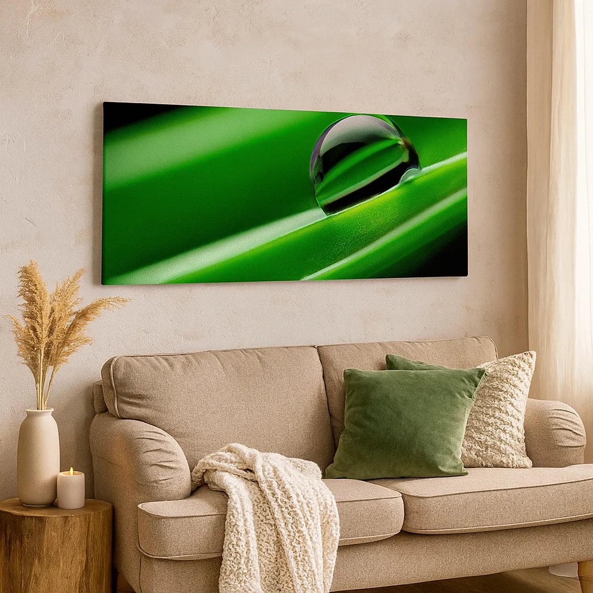 Lærredstryk - Billede på lærred - Livet på tæt hold - 30x30 cm