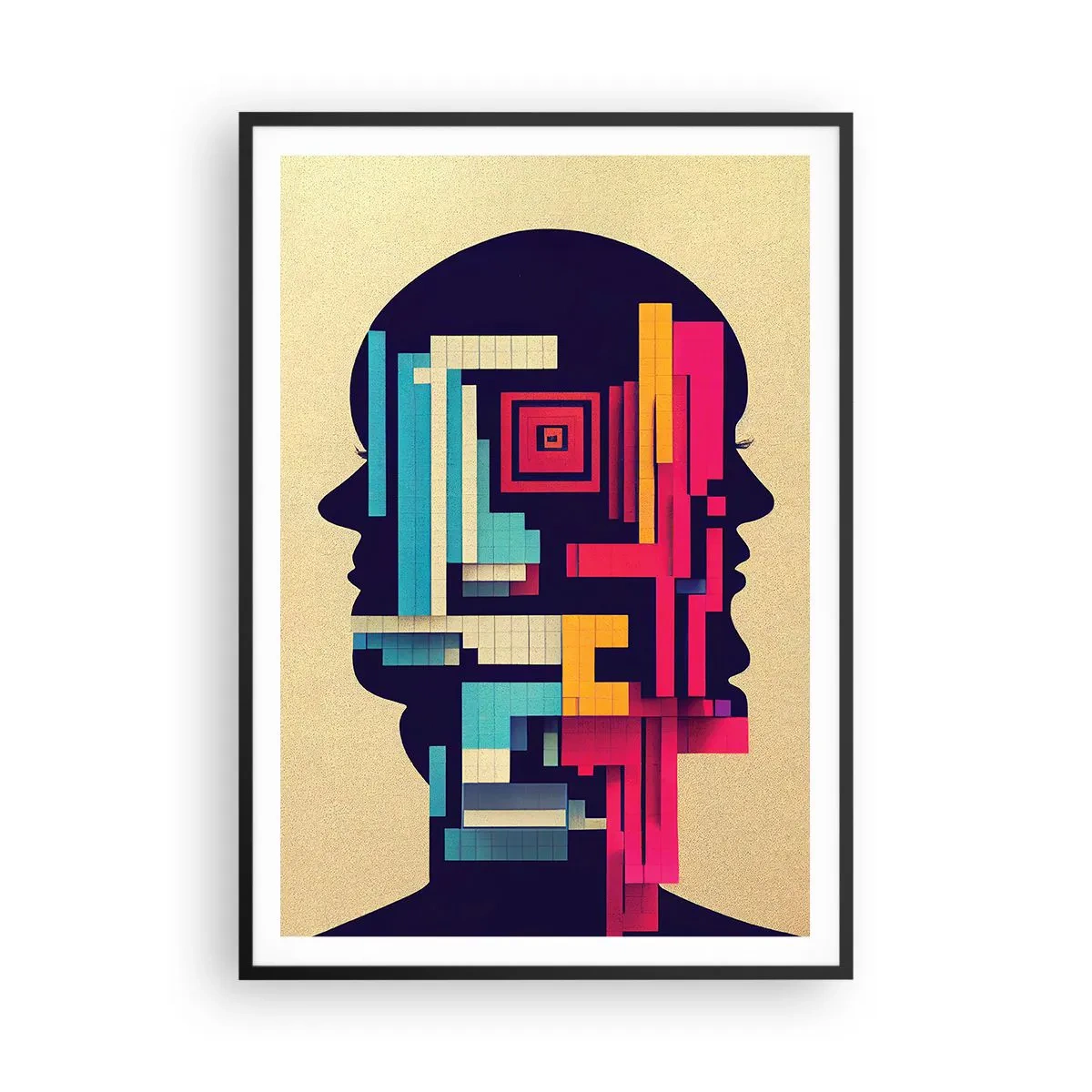 Plakat i sort ramme - Nye slips - 70x100 cm