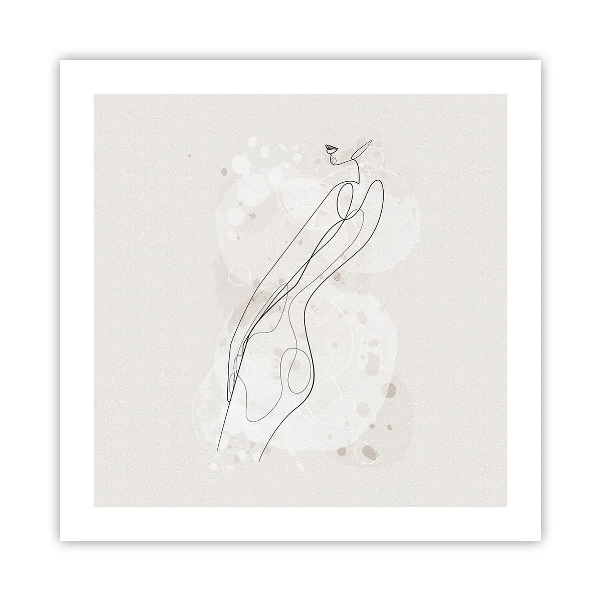 Plakat - At forvilde sig med blikket - 50x50 cm