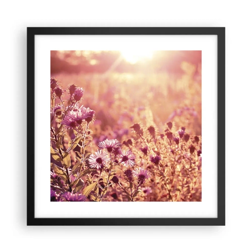 Plakat i sort ramme - Før sommeren er forbi - 40x40 cm