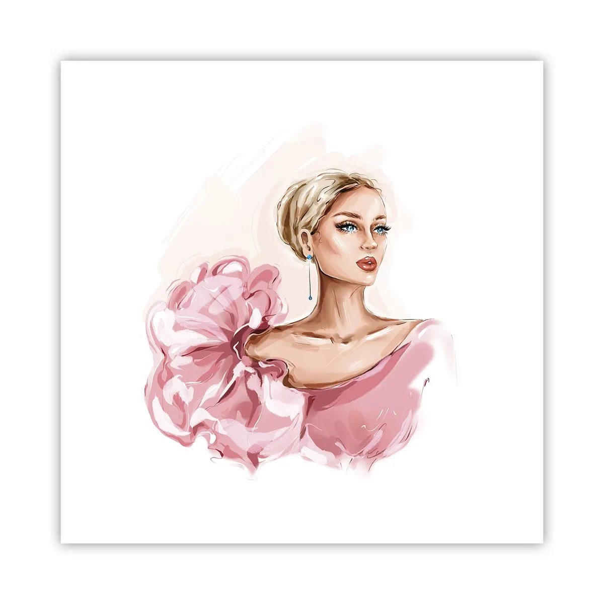 Plakat - Som malet... - 40x40 cm