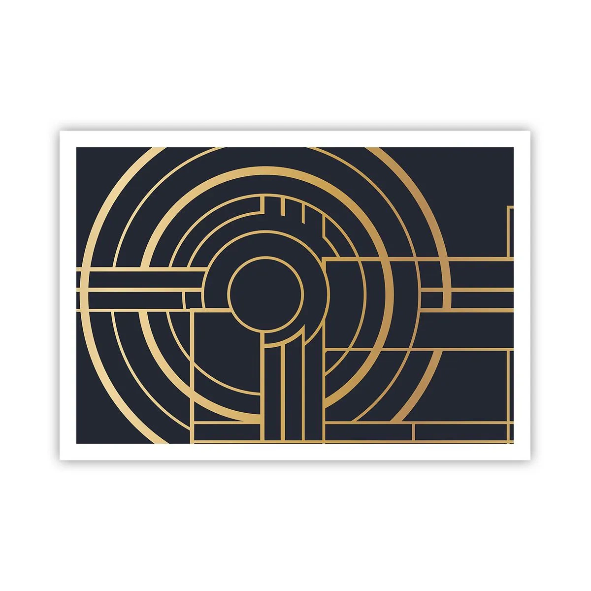 Plakat - At vende tingene på hovedet - 100x70 cm