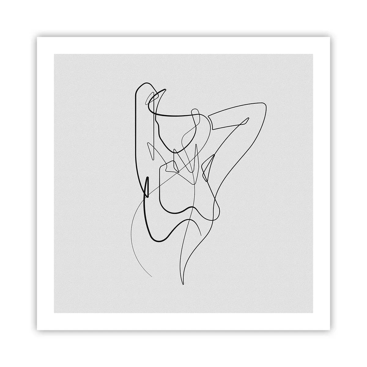 Plakat - Virkelig, hvad er du for en person... - 60x60 cm