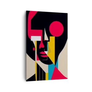 Lærredstryk - Billede på lærred - Hendes indre verden - 80x120 cm