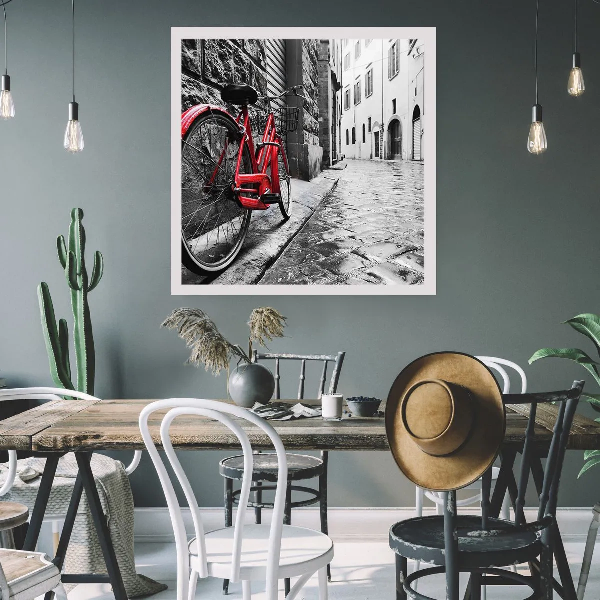 Plakat - Ægte skønhed ældes ikke - 40x40 cm