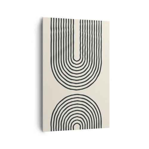 Lærredstryk - Billede på lærred - Kommer snart... - 80x120 cm