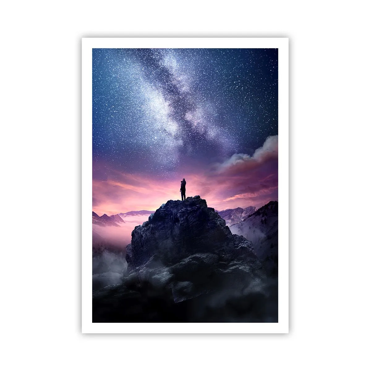 Plakat - Og han følte liv - 70x100 cm