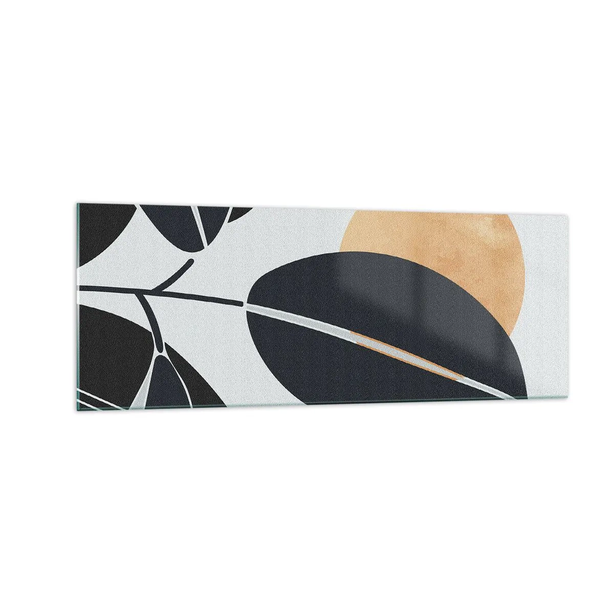 Billede på glas - En dag med varm sommer - 140x50 cm