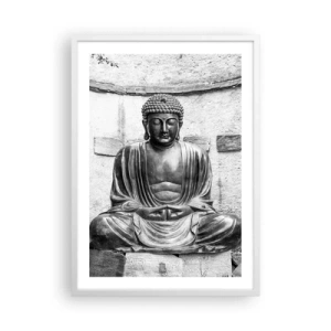 Plakat i hvid ramme - Ved fredens kilde - 50x70 cm