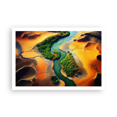 Plakat - Livgivende flod - 91x61 cm