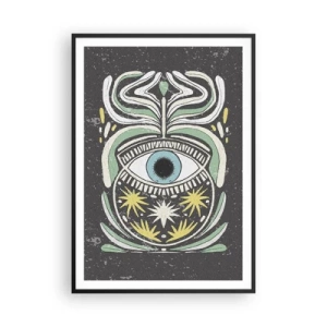Plakat i sort ramme - Stammeritualer - 70x100 cm
