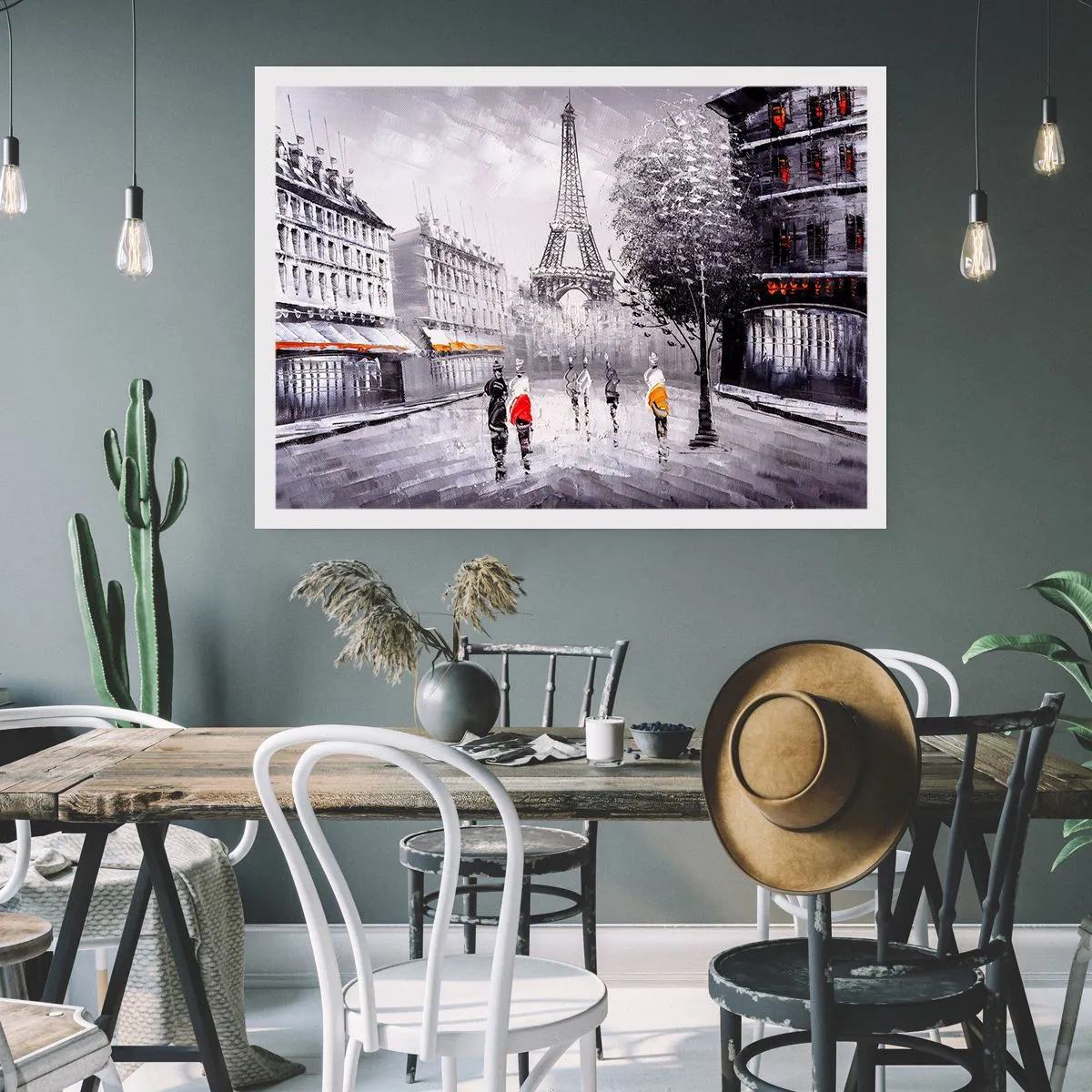 Plakat - En parisisk spadseretur - 50x40 cm