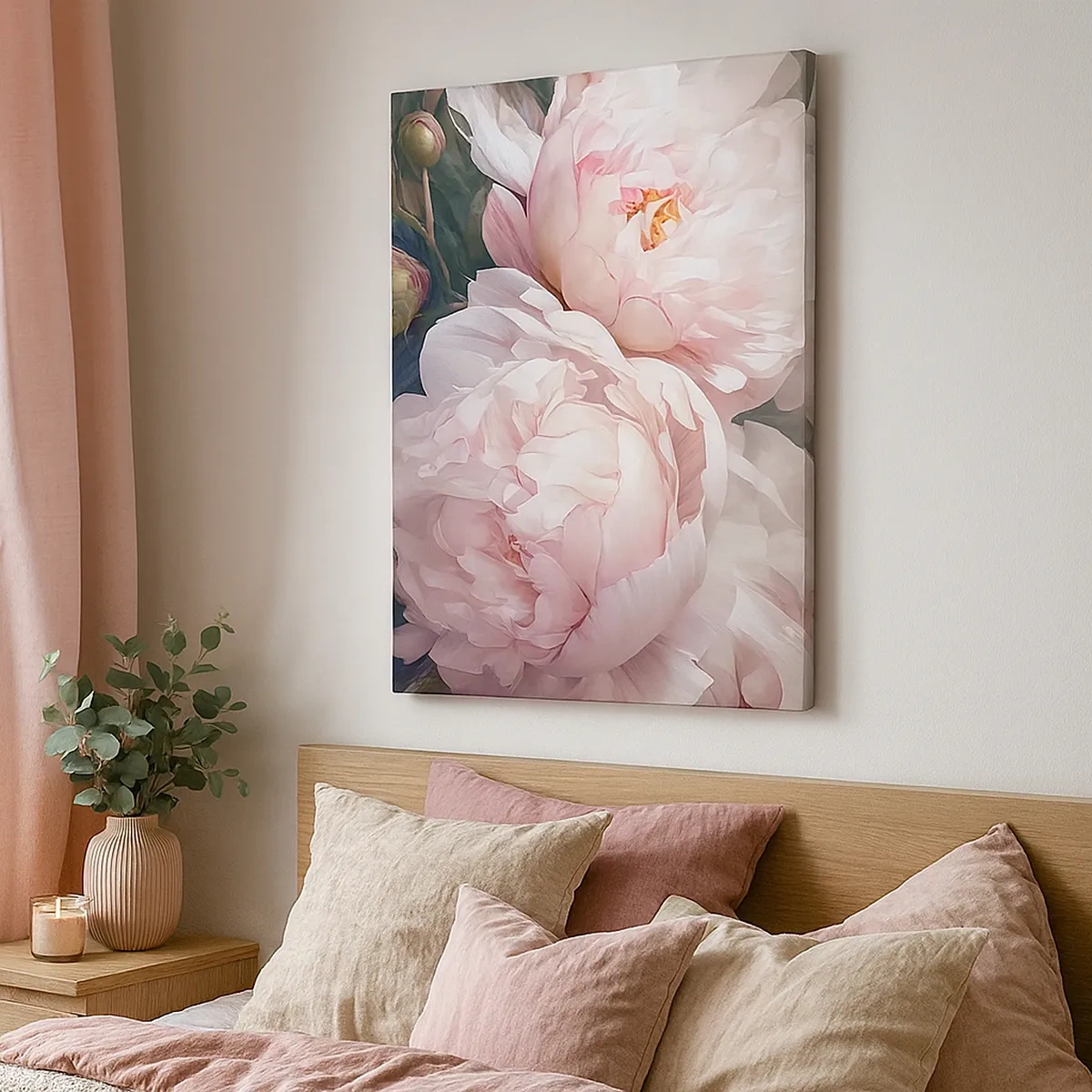 Lærredstryk - Billede på lærred - Fastlåst i blomstring - 50x70 cm
