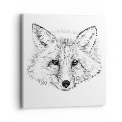 Lærredstryk - Billede på lærred - Kan disse øjne lyve? - 30x30 cm