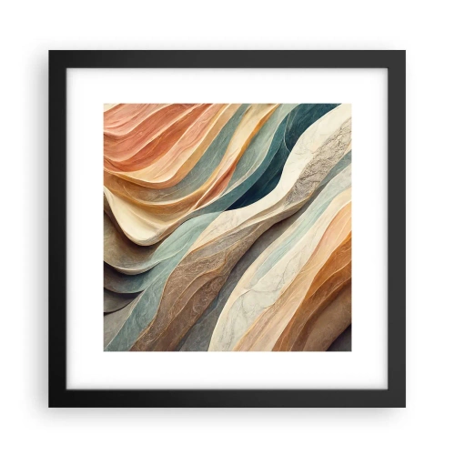 Plakat i sort ramme - Øjeblikke før forandring - 30x30 cm