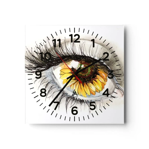 Vægur, Uret - Et look lige så varmt som sommeren - 30x30 cm